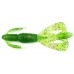 Рыбацкая приманка силиконовая, Taipan Crazy Flip, 2,8 дюйма, 8шт/уп, цвет №08 Green neon